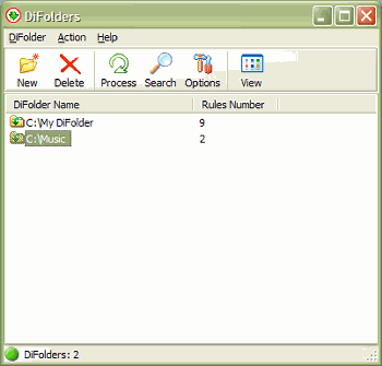 DiFolders Screenshot
